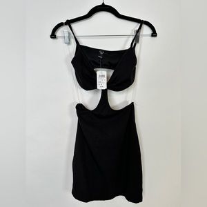 Windsor Black Cut Out Mini Dress